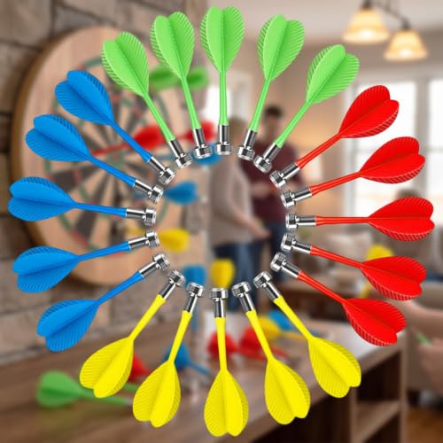 ACONDE Magnetiska dartpilar i flera färger för familjesammankomster