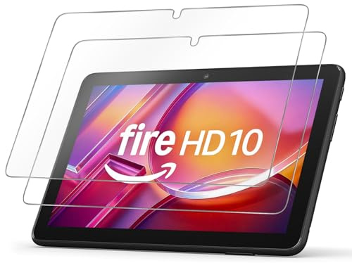 GOZOPO Schutzfolie für 10 Kids / 10 Kids Pro (2023/2021) 10.1 Zoll Tablet | 9H Härte, Hohe Auflösung, Kratzfestigkeit, Keine Blasen [2 Stück]