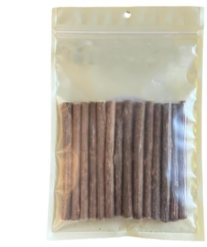 Bully Sticks per cani di piccola taglia – 14 bastoncini naturali da masticare per alleviare lo stress per animali domestici | Bacchette da masticare per cuccioli, bastoncini da masticare per