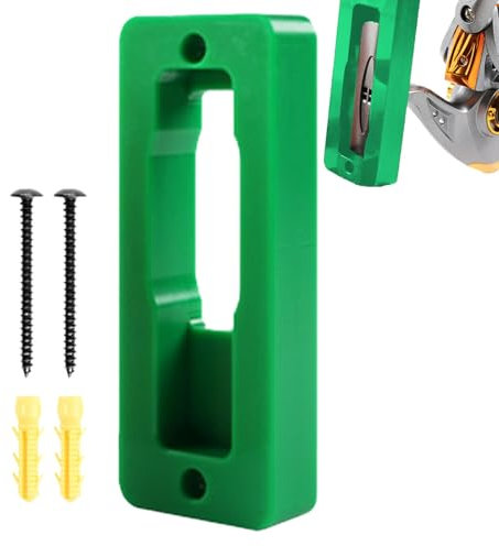 Ausstellungsständer Angelrolle | Langlebige Spinnrollen Organizer Halter | Multifunktionale Angelrolle Wandhalterung Rack | Angelrolle Display Rack mit Schrauben und Muttern für Zuhause, Garage