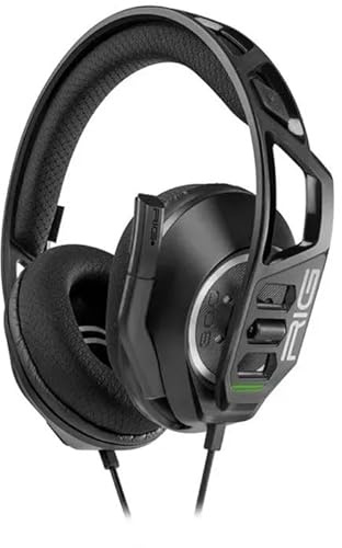RIG 300 Pro HX - Auriculares para Juegos para Xbox Series X|S, Xbox One, PlayStation, PS4, PS5, Nintendo Switch, móvil y PC con micrófono abatible de 3.5 mm, Altavoces de 40 mm, Color Negro