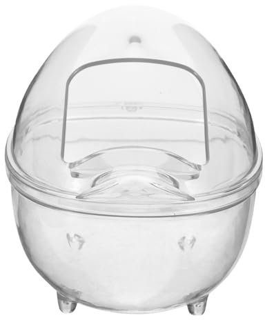 Yardwe Bañera de Arena para Hámster sin Tapa, Accesorio Práctico de Plástico para Baño de Pequeños Roedores Baño de Hámster