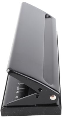 Einstellbarer 6-Loch-Papier-Puncher für A4 A5 A6 B7 Binder (Schwarz)
