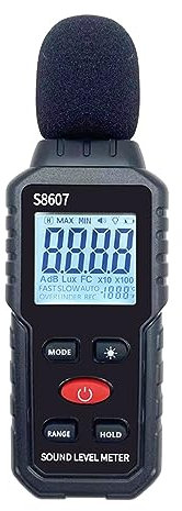 Medidor de decibelios, Digital 30~130dB decibelímetro dB medidor de nivel de sonido medir el nivel de ruido del sonido medidor de decibelios 0,1 dB sonido profesional,Respuesta rápida