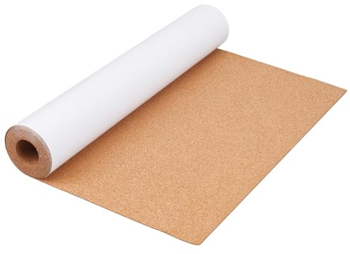 PH PandaHall 40cmx2.4m Rouleau de Liège Autocollant 1mm Feuilles De Liège Rouleaux Ruban Liege Adhesif pour Réparation de Meubles, Décoration Murale, Panneaux D'Affichage Décoratifs