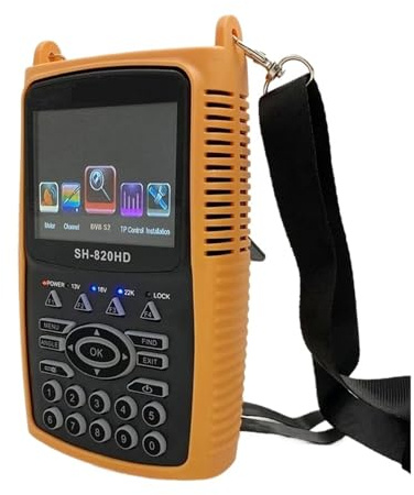 Medidor De Buscador Satélite Satfinder SH-820HD Combinado 3,5 Pulgadas Señal Digital HD DVB-S/S2/T/T2/C/CCTV Alta sensibilidad(S2 T2 CCTV)