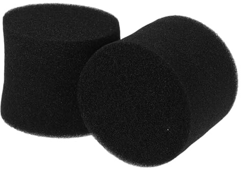 Gatuida Spugne per Altoparlanti 2pezzi in Spugna Nera per Tubo Porta Bass Reflex Riduzione del Rumore e Qualità Sonora Chiara per Casse Home e Auto