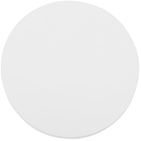 WEKAMOS Lastra in Gesso per Ceramica DIY Base in Gesso Rotonda 10X16 CM Pannello per Essiccazione Argilla e Scultura Materiale Stabile per Lavori Artistici e Artigianato Fai da Te