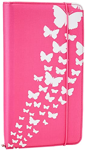 Hama | Up to Fashion Nylon Case for up to 48 CDs/DVDs | Pink 'Butterfly'