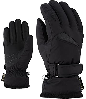 Ziener Damen KOFEL GTX lady glove Ski-handschuhe/Wintersport | Wasserdicht, Atmungsaktiv, , schwarz (black), 7.5