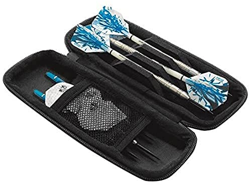 Harrows Darttasche Blaze 3 | Dartkoffer Darthalter I Dartkoffer für 3 Dartpfeile | Professionelles Dart-Zubehör (Schwarz)