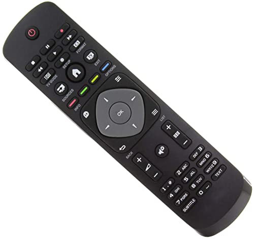 Philips Telecomando per 24PFS4022/12 LED TV (Flat, 24 Zoll, Full-HD) - Con due batterie AAA 121AV incluse