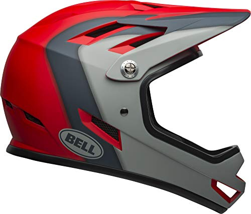 BELL Sanction Integralhelm für Erwachsene, Purpurrot / Schiefergrau (2023), Größe S (52-54 cm)
