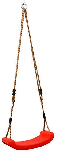 LittleTom Altalena per Bambini 43x17,5cm Sedile a tavoletta di plastica Rosso