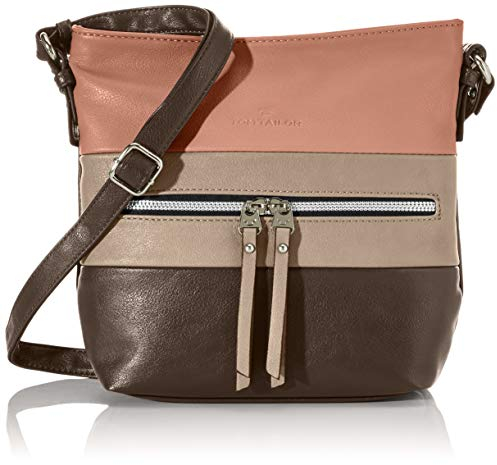 TOM TAILOR - Womenswear ELLEN Damen Umhängetasche M, grey, 25,5x5,5x23,5