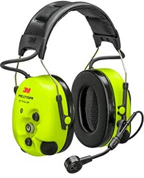 Peltor 3M WS ProTac XPI Gehörschutz-Headset, gelb, Kopfbügel, MT15H7AWS6 | mit schallpegelabhängiger Funktion, Bluetooth, 31 dB