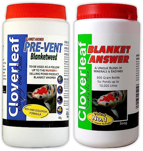 Cloverleaf Blanket Answer & Pre-Vent Bundle - Pond Blanketweed Treatment & Prevention, 800g