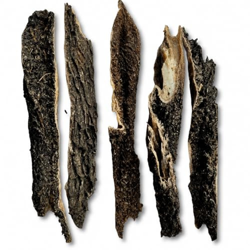 Rinderpansen getrocknet für Hunde, natürlicher Kauartikel aus 100% Rind, Hundesnack für große Hunde, extra große Stücke, ohne Zusatzstoffe, Zahnpflege & Langer Kauspaß (200g)