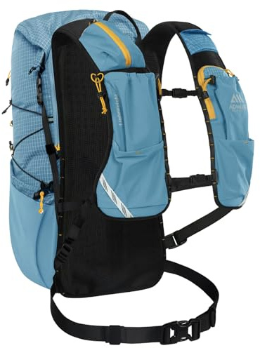 AONIJIE Großer Trinkrucksack, 30 l, multifunktional, Wandern, Klettern, Trinkrucksack, Tagesrucksack, leicht, blau