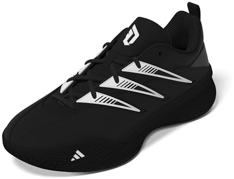 adidas Mixte Lillard Dame Certified 2 Low Trainers Chaussures de Basket-Ball, Core Black/Cloud White/Core Black, 46 EU
