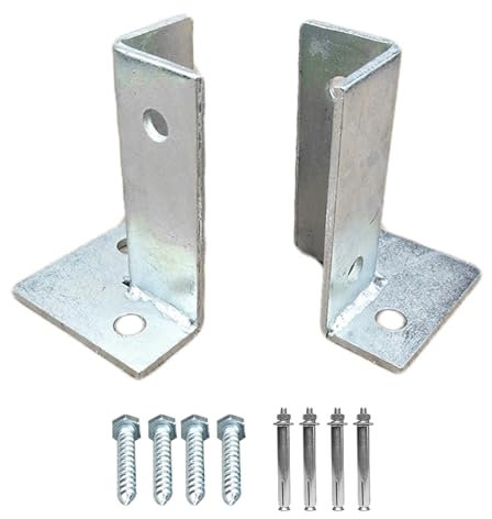 Poste de base de metal de 70x70mm, soportes de base, anclaje de poste de alta resistencia, soportes de poste de madera, for placa base de soporte de barandilla de cubierta de pabellón ( Color : 70x70x