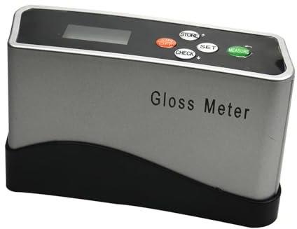 NURII High Precision 0~150.0GU Gloss Meter, Digital Glossmeter Metal Photometer Tile Stone Paper Plastic Glossmeter