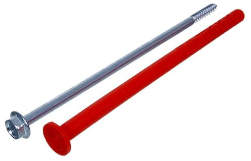 NAJDER Spreizdübel Spreizdübel für Lochstein und Porenbeton, extrem hohen Haltewerte, große Verankerungstiefe 8x80 mm verzinkt / SW13 T40 (10 Stück)