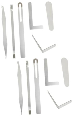 Toyvian 2 Sätze Reparaturwerkzeug für Blasinstrumente Saxophone repair kit Saxophone maintenance tools Reparaturwerkzeuge für Saxophone Saxophon Palm Key Riser Reparatursatz für Fagott