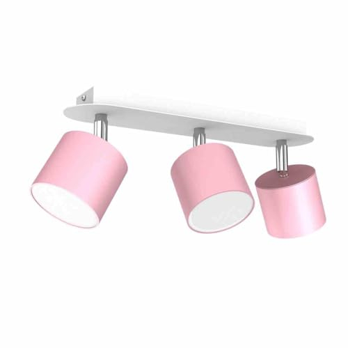Eko-Light Milagro Deckenleuchte DIXIE PINK 3xGX53 Deckenlampe Kinderzimmer Kinderleuchte Kinderlampen