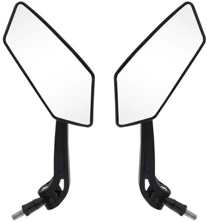 Motorrad Lenkerendenspiegel 2 Stück Universal Motorradspiegel Rückspiegel Rückseite E-Bike Motorradspiegel Design Vergoldet Motorrad Rückspiegel