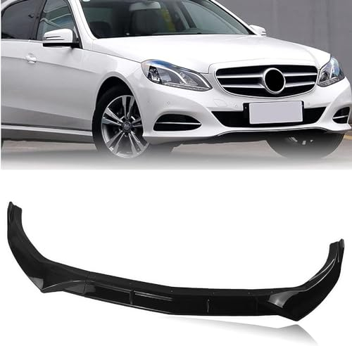 Auto Frontstoßstange Lippe Spoiler für Benz W212 2013-2015, Auto Frontspoiler Universal Auto Kinnspoiler Auto Frontschürze Spoiler Zubehör