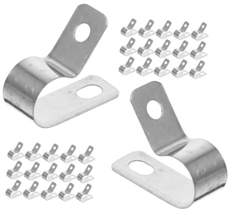 Veemoon 50stücke Kabelclips Für Kabelmanagement Drahtclips Für Kabelorganisation Kabelklemmen Aus Edelstahl Praktische Kabelbefestigung Robuste Kabelhalterungen Einfache Installation Für k