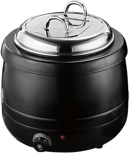 GUHPZA Olla De Cocción Lenta Eléctrica Tipo Buffet, Calentador De Alimentos Tipo Buffet con Tapa, Máquina para Calentar Vino Y Bebidas Calientes,