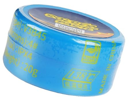 Professional solder paste with melting point of 138°C for fine electronics circuit board repair soldering welding process