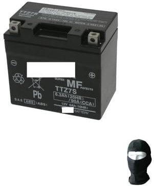 KOMPATIBEL MIT Honda CRF X (PE06) 450 2005 A 2017 TTZ7S UASA Batterie(AKTIVIERT VERSIEGELT BEREITS BEREIT WERKSEITIG VERSIEGELT) 12V/6AH BATTERIEN FÜR MOTORRADROLLER SPEZIFISCHE