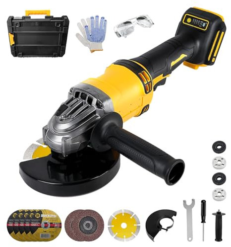 Dewalt 18V/20V Akku-Winkelschleifer 125mm 10000RPM Bürstenlos 3-Gang-M14-Schaft (mit Zubehör und Box)