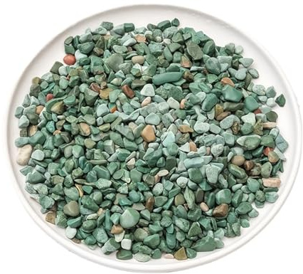 aquarium dekosteine steine 500g Aquarium Boden Sand Aquarium Landschaft Zubehör Topfpflanzen DIY Wohnkultur Landschaft Garten Natürliche Kies Stein(Style D 0.6-0.9cm)