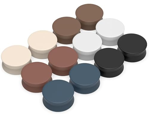 AstraGlam 12 pares de fuertes imanes para hijab, broche magnético delgado sin aguja, alfileres para bufanda, pañuelo, velo, vestido – antideslizante mate, uso versátil para mujeres