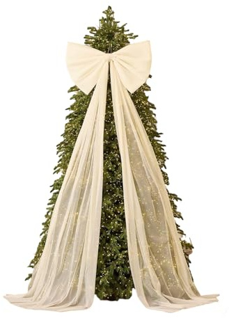 julgransrosett | 50 x 180 cm utomhus extra sammet rumsdekor | julhögtid prydnad båge, för vägg bröllop förlovning födelsedag rum öppen spis