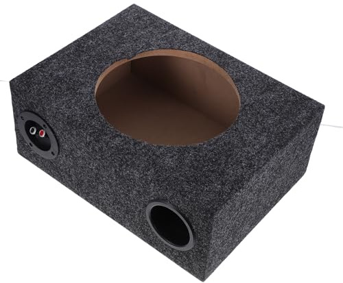 Beatifufu Caisson pour Subwoofer de Voiture, Caisson de Basses 10 Pouces Noir, Installation Simple, Intégration Discrète pour Intérieur Voiture, Son Amélioré