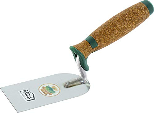 Gipserspachtel Edelstahl mit Korkgriff 80 mm