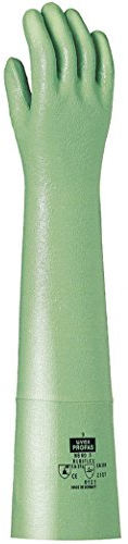 Uvex Chemikalien-Schutzhandschuh rubiflex S NB 60 S aus Nitril, Farbe: grün, Grösse: 11