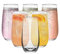 Vinsani Set of 6 Traditional Esteem Highball Glass Tumblers - 490ml (16.5oz) Highball Glasses