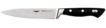 Coltelli Forgiati stål/PP svart kökskniv 16 cm