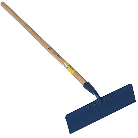 Outils Perrin Racloir Cantonnier Douille Forgée Emmanché Droit 130, 35cm Largeur