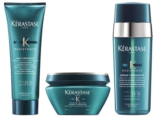 Kerastase Resistance Bain Therapiste 250ml Masque 200ml Serum 30ml