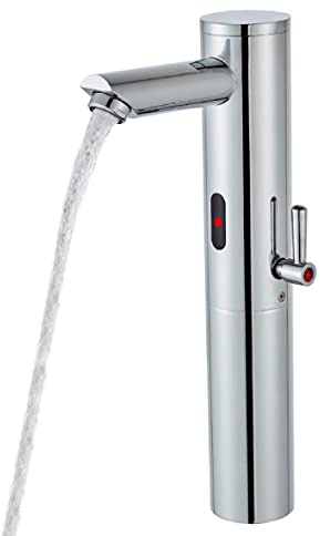 HHOOMMEE Automatic Touchless Bathroom Sink Faucet Motion Activated Sensor