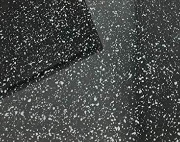 Acense Protezione per piano di lavoro in vetro temperato, bordi lisci, angoli arrotondati, tagliere, piedini in gomma antiscivolo, multiuso, antimacchia, 40 x 30 cm (effetto granito nero)