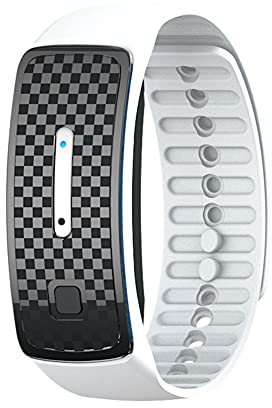 Ultrasonique Bracelet Anti-moustiques Bandes Répulsif Ultrasons Bracelet Anti-Insectes Montre Electronique pour Enfants et Adultes, Etanche Réutilisable Bracelet anti-moustiques à ultrasons, Blanc