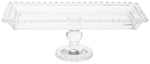 Cabilock Plateau De Fruits En Verre Cristal 12 Pouces Plateau De Service Multifonction Pour Collations Salades Et Desserts Présentoir Décoratif Pour Maison Buffet Et Thé